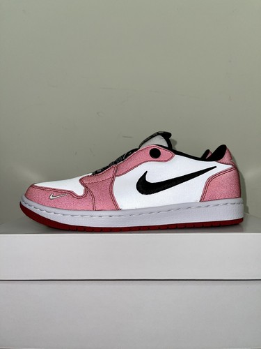 Pre-owned Jordan Size M 5 / W 6.5 Nike Air  1 Retro Low Slip Chicago?reflective✅bq8462-601 In Red