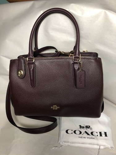 Authentic Coach 56839 Brooklyn 28 Carryall Pebbled Leather Authentic Coach 56839 Brooklyn 28 Carryall Pebbled Leather