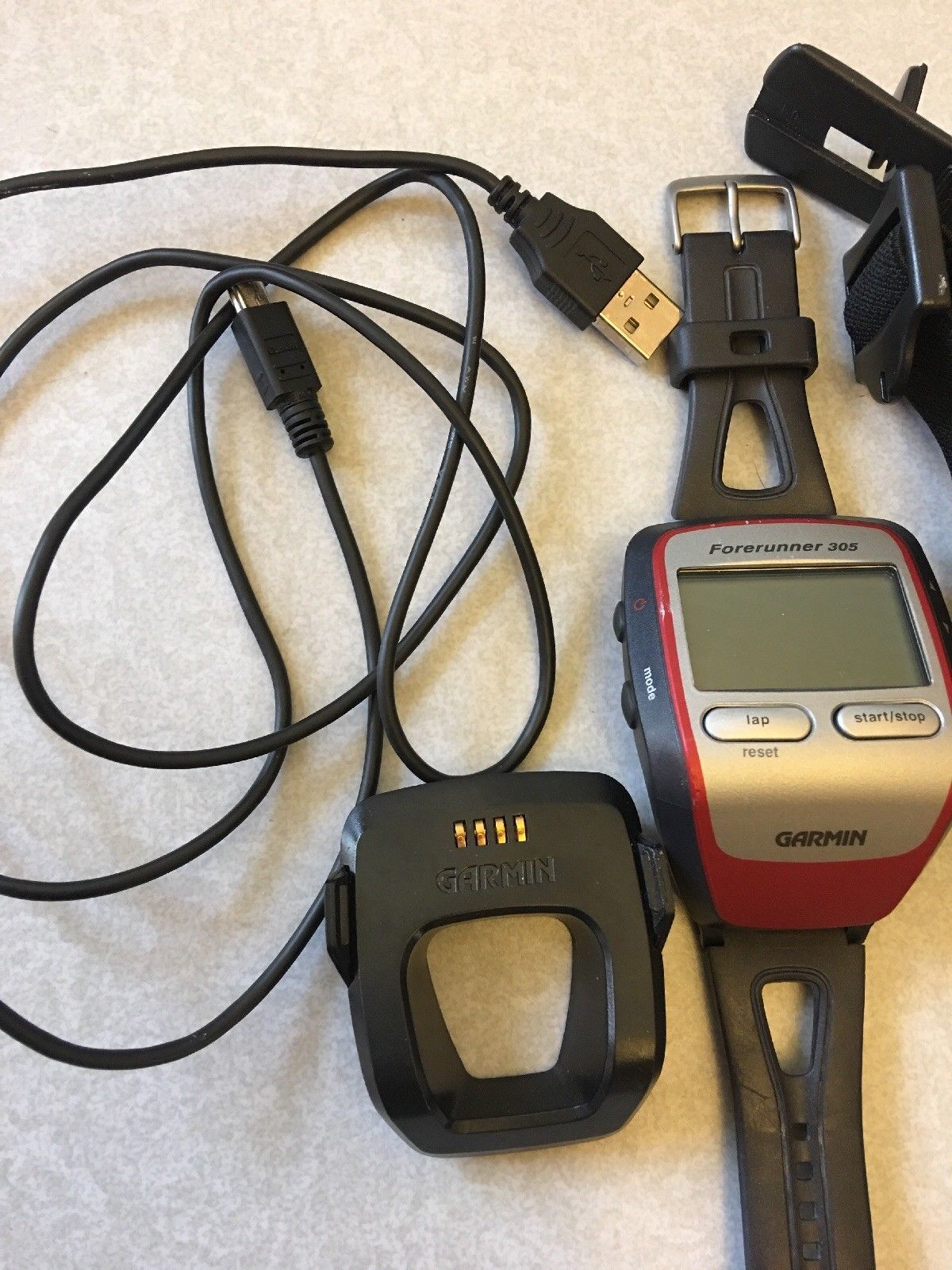 Garmin Forerunner 305 GPS Watch with Heart Rate Monitor Running Watch