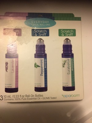 Everyday Wellness 100% Pure Essential Oil LAVENDER EUCALYPTUS PEPPERMINT 3 Pack