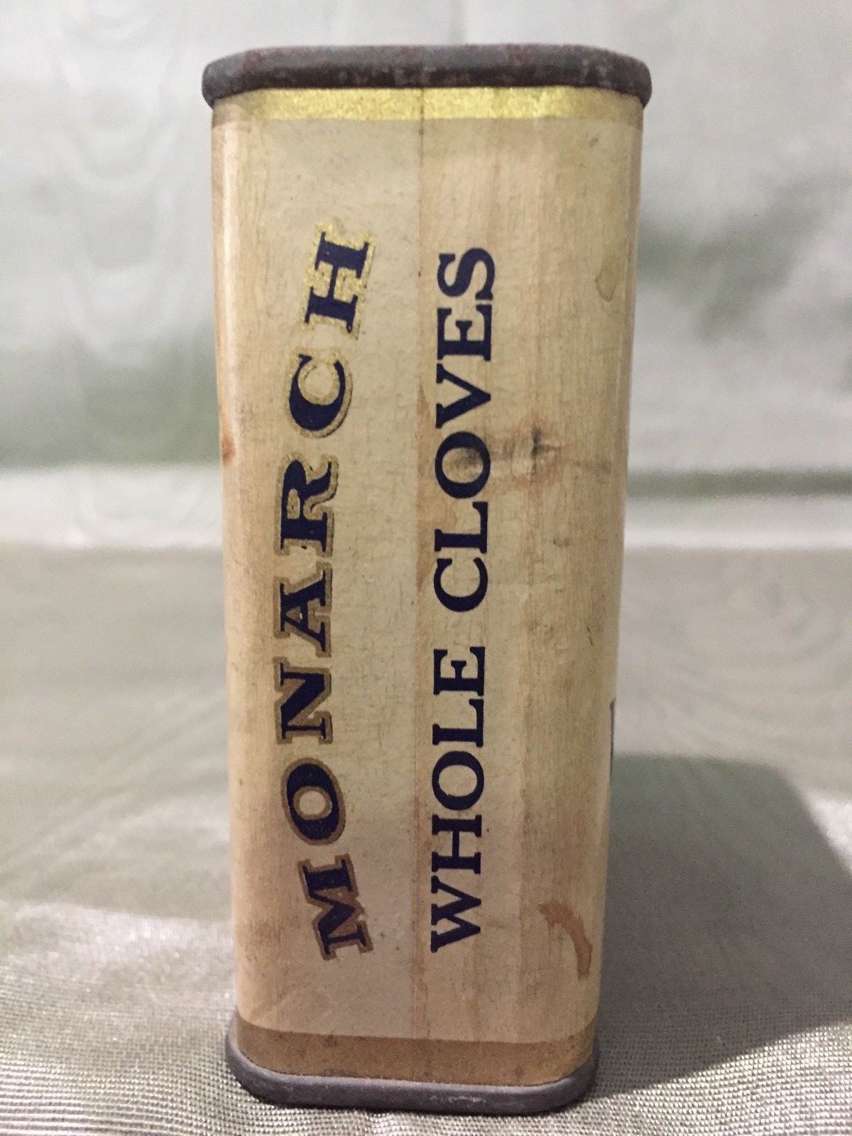 Vintage Monarch Whole Cloves spice tin Reid Murdoch