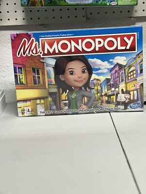 Ms.Monopoly Board Game for Ages 8 & Up Hasbro Ms Miss Monopoly Game Brand NEW