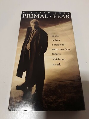 Primal Fear VHS Tape Richard Gere