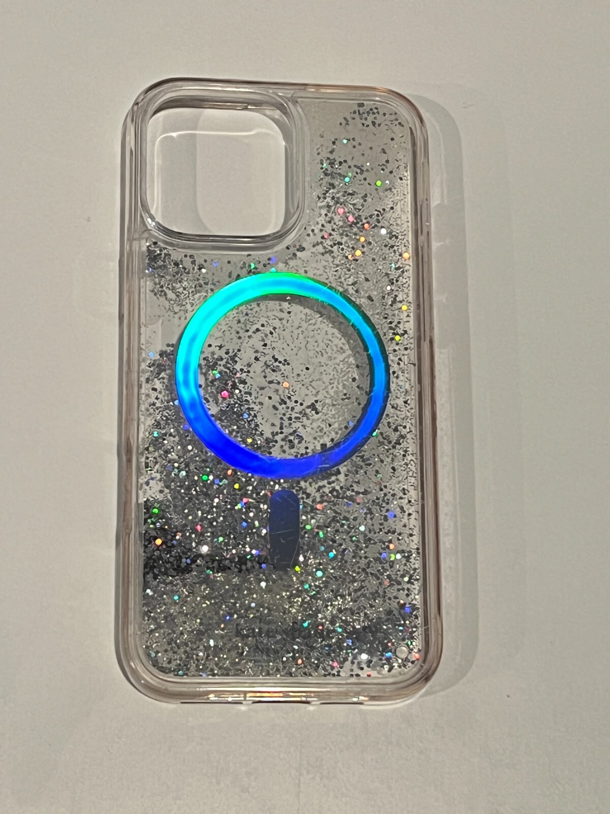 kate spade☆Liquid Glitter Iridescent キラキラ iPhone 16 Pro kate spade new york Liquid Glitter Opal Iridescent MagSafe