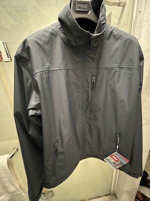 Helly-Hansen Men's Charleston Sailing Waterproof Jacket slate USA L Helly Tech