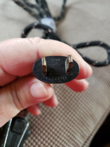 SMALL ELECTRIC APPLIANCE CORD Replacement 2 PRONG 5A 250V/10A 125V ELECTRIX 68