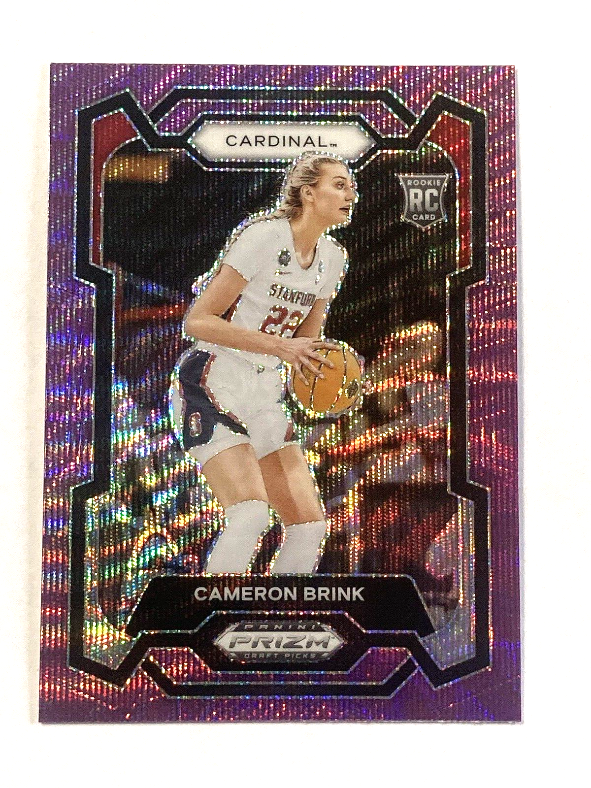 2024-25 Panini Prizm Draft Picks Cameron Brink Purple Wave Rookie