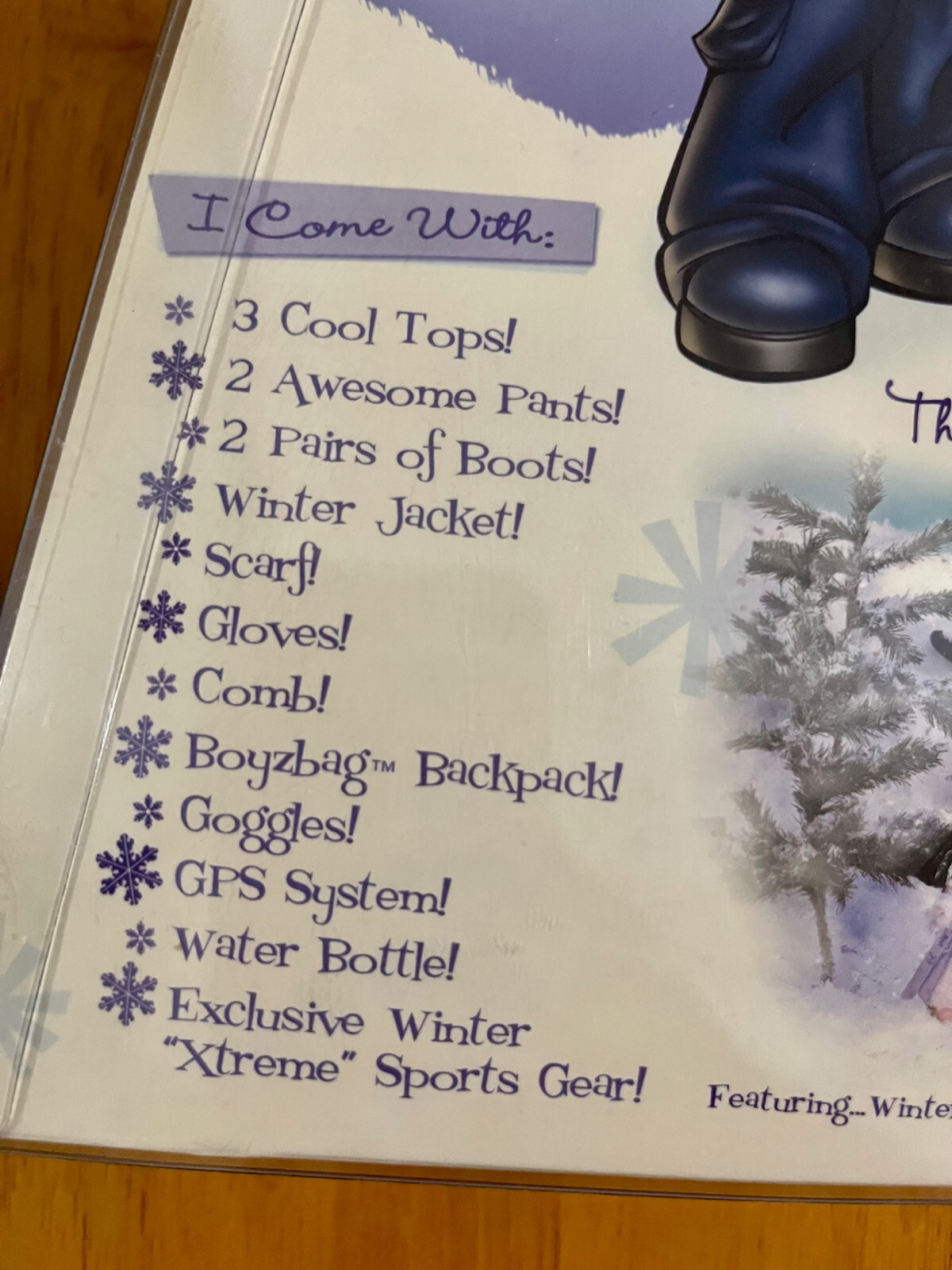 RARE Bratz Boyz Wintertime Wonderland Doll Handsome Cade with Turbo Sled +More