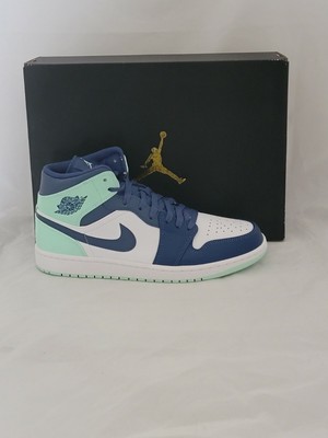 Nike Air Jordan 1 Mid Blue Mint White 