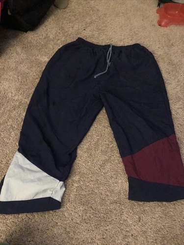 Vintage Izod Track Pants Men Medium Windbreakers Joggers