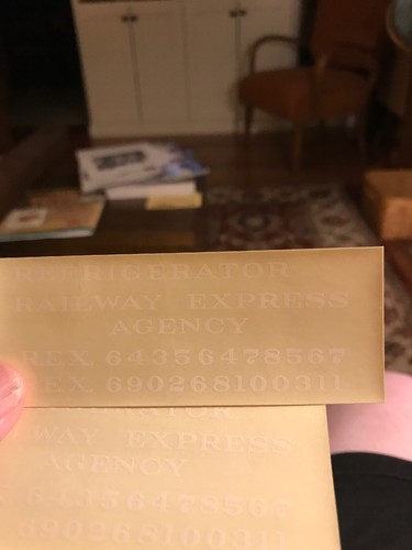 Champ O scale Decals XR-14 REX Exp Refrigerator Complete