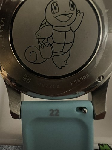 FOSSIL FOSSIL X POKÉMON CENTER SQUIRTLE EVOLUTIONS WATCH STAINLESS STEEL F2402