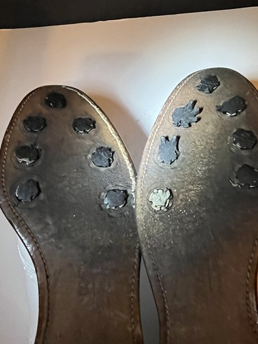 BOSTONIAN footsaver Golf Shoe Spikes 10.5 D/B 29104 Made in USA