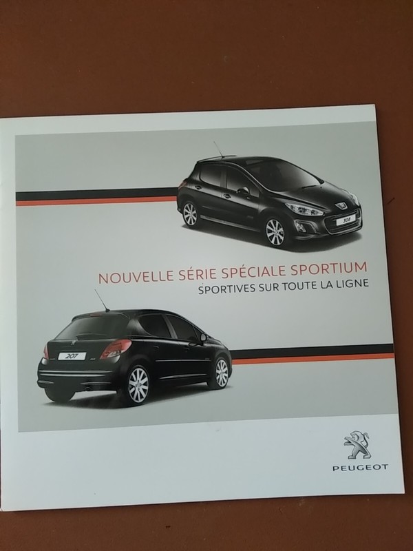 Catalogue / Brochure Peugeot SÃRie SpÃCiale Sportium 05/2011 12 Pages Fr