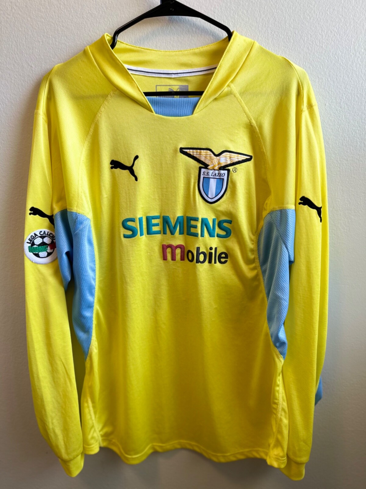 2001-02 Lazio Football shirt Player Issue Away Soccer Jersey