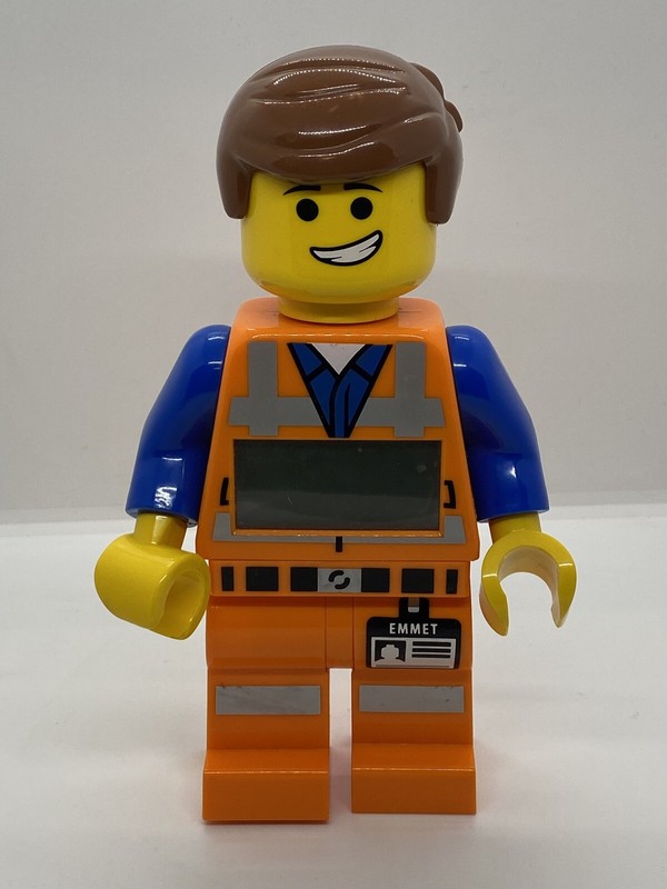 Lego Movie EMMET Minifigure Character Digital Alarm Clock Figure