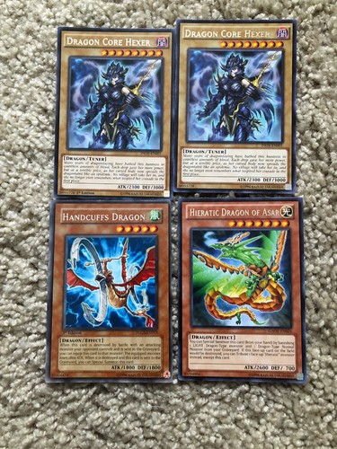 Yugioh Huge Dragon Deck 100 Cards Holos! Rare, Ultra & Super!