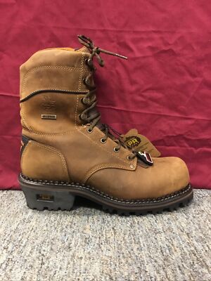 New Men s Georgia Boot GB00474 AMP LT Logger Composite Toe Boots Size 12 Medium