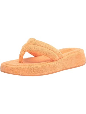 

CIRCUS NY Женские сандалии без шнуровки на танкетке Bali Blue Terry Orange Laina, размер 9,5 м, Оранжевый, I1047F1
