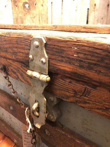Antique VANDERMAN STRONG BOX for  Chest/Trunk! July 13, 1897