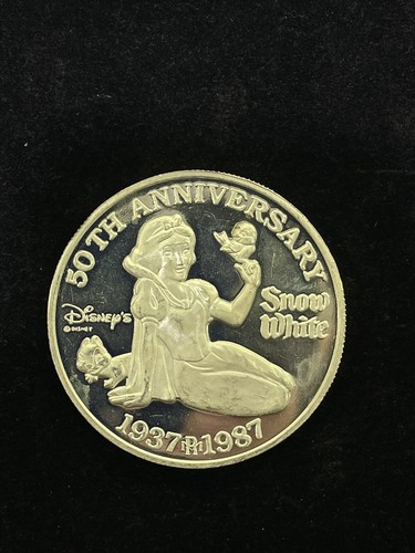Disney AROUND THE WORLD シルバーコイン7枚セット Boxed Set 11 Disney Snow White 50th Anniversary .999 Fine