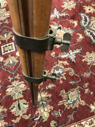 Vintage Adjustable US Corps Engineers Dietzgen Wood Surveyor Tripod USCE