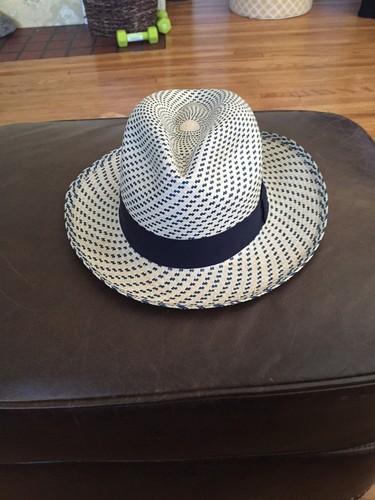 帽子 BIGALlI PANAMA STRAW BOSTON TRILBY HAT Boston Trilby Panama Hat - Handwoven | eBay