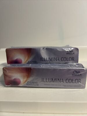2X Wella Illumina Permanent Hair Color 9/03 Very Light Blonde/Natural Gold, 2 oz