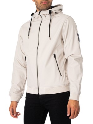 

Мужская базовая куртка из софтшелла Jack - Jones, серая, Grey, BASIC-JKT