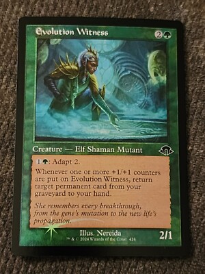 Evolution Witness (Retro Frame) Magic - FOIL - MTG - Modern Horizons 3 - MH3