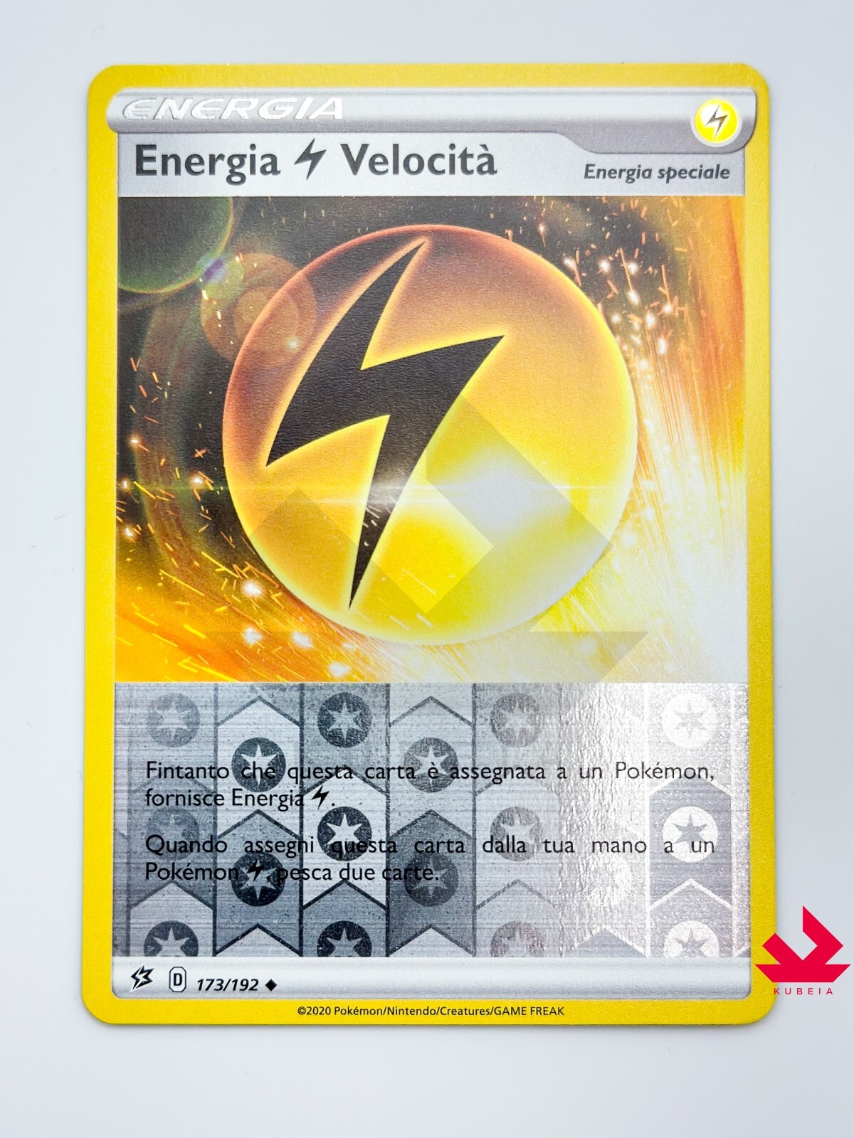 [NEAR MINT] ENERGIA VELOCITÀ #173/192 VOLTAGGIO SFOLGORANTE REVERSE ITA POKÉMON
