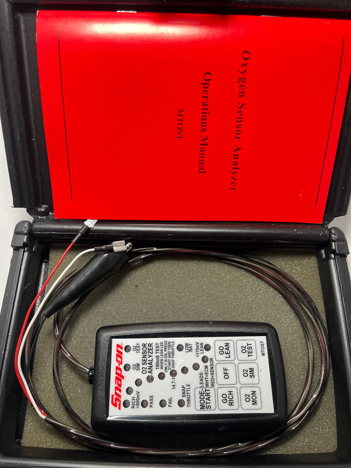 メンテナンス snapOn Snap On MTOST O2 Sensor Analyzer Lenehan Research | eBay