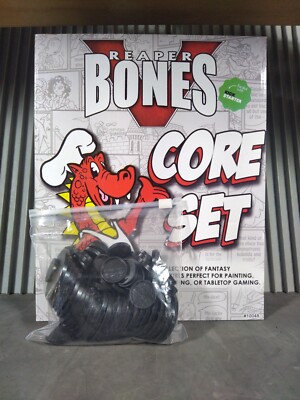 Reaper Bones - Bones 5 Core Set -  #10048   NEW   Over 150 minis plus Bases