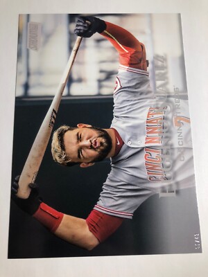 2019 Topps Stadium Club Jumbo 5x7 Eugenio Suarez Reds 20 04/49