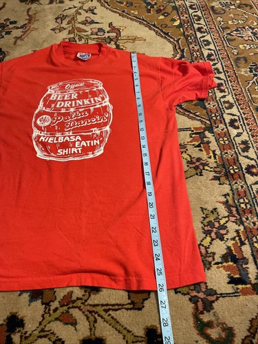 Vintage Single Stitch Polish Pride Hanes Beefy-T Tee Shirt Red Men&rsquo;s Large