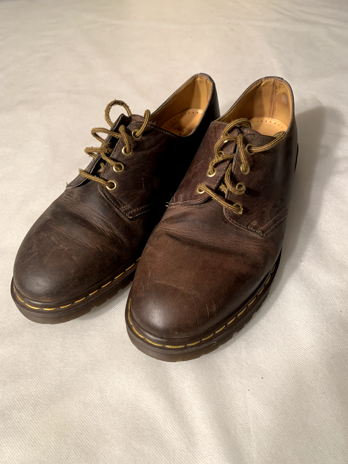 *Made in England* Dr.Martin 革靴 UK5サイズ Dr Martens Made in England 3 Eyelet Padded Collar Shoe Size