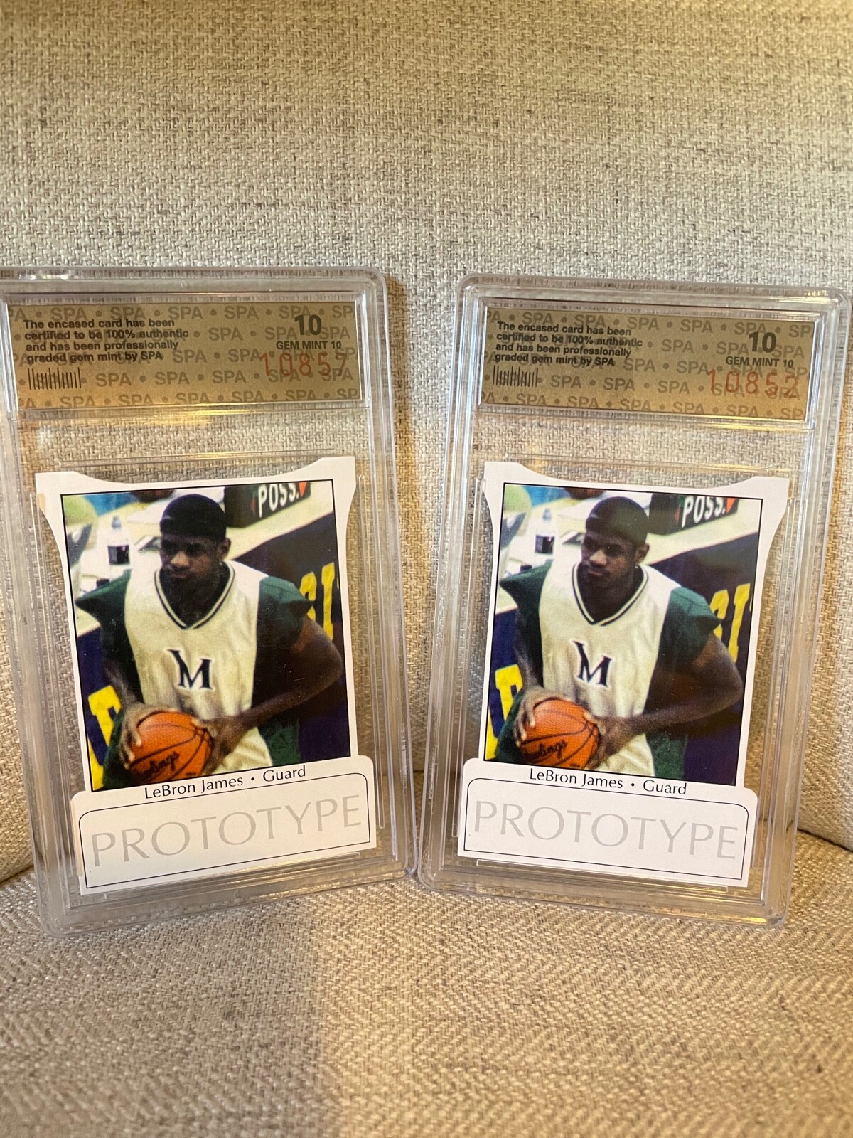 その他 2002 Lebron James Proto SPA GEM MINT 10 2002 Lebron
