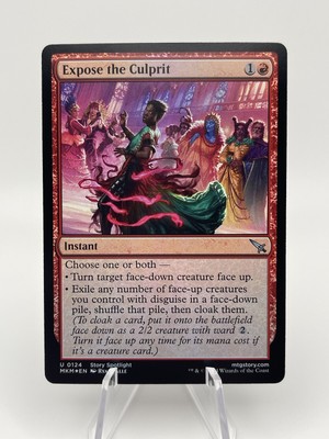 MTG Murders at Karlov Manor Foil U Expose the Culprit #0124 NM