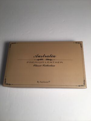 AUSTRALIA GENUINE LEATHER CLASSIC COLLECTION Black WOMEN WALLET AUSLOUIS SERIES