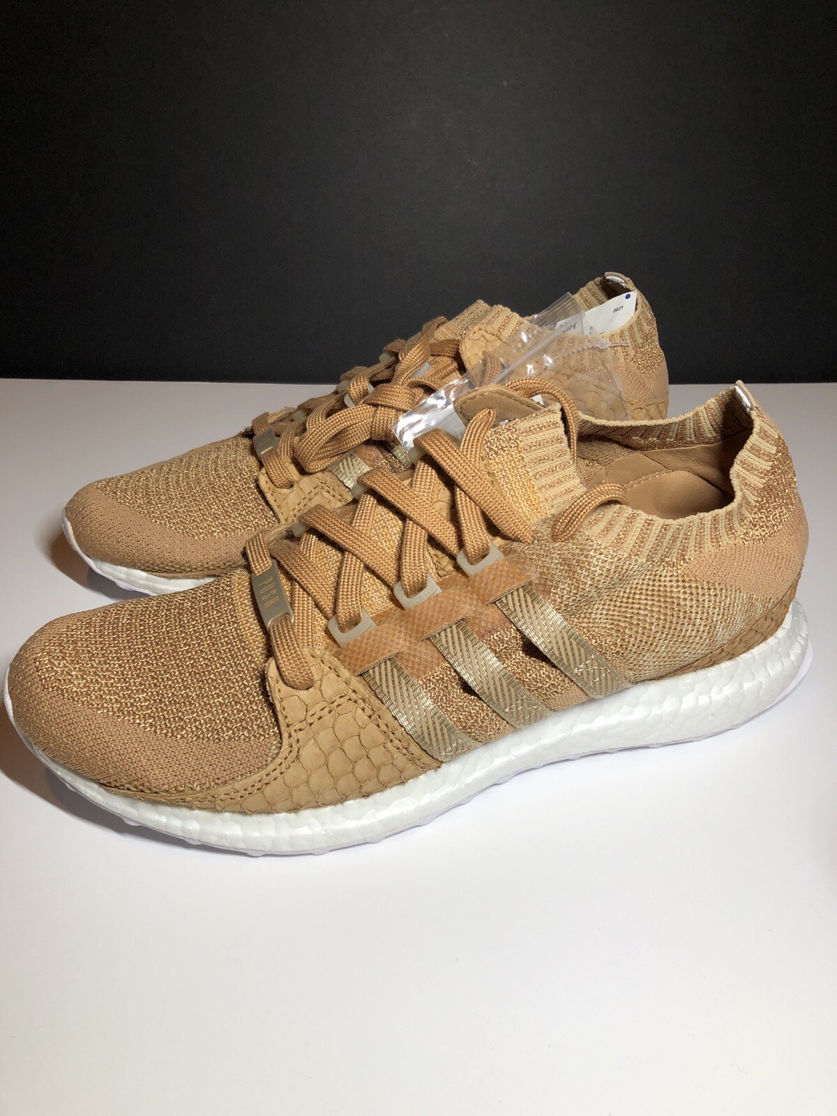 Size 9 Men s Adidas Pusha T EQT Boost Primeknit King Push Tan Bodega CA  DB0181: купить с доставкой из США, цена 11 131 руб - (324770449865)