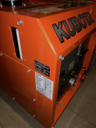 Kubota GL1100 - 11,000 Watt Lowboy II Series Industrial Diesel Generator Low Hrs