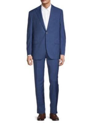 

JACK VICTOR Мужской темно-синий костюм стандартной посадки, Navy