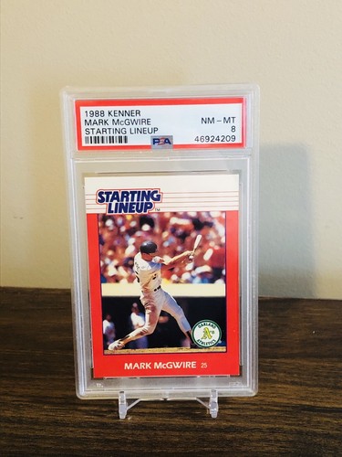 1988 Kenner - Mark McGwire Starting Lineup - PSA 8 NMMT | eBay