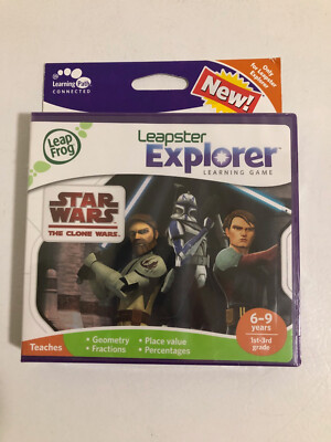 Star Wars The Clone Wars - Leapster Explorer Learning Game - New Sealed