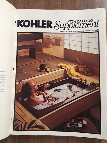 Vintage 1973 Kohler Plumbing Products Catalog K73 100 Bold Craftsman Catalog