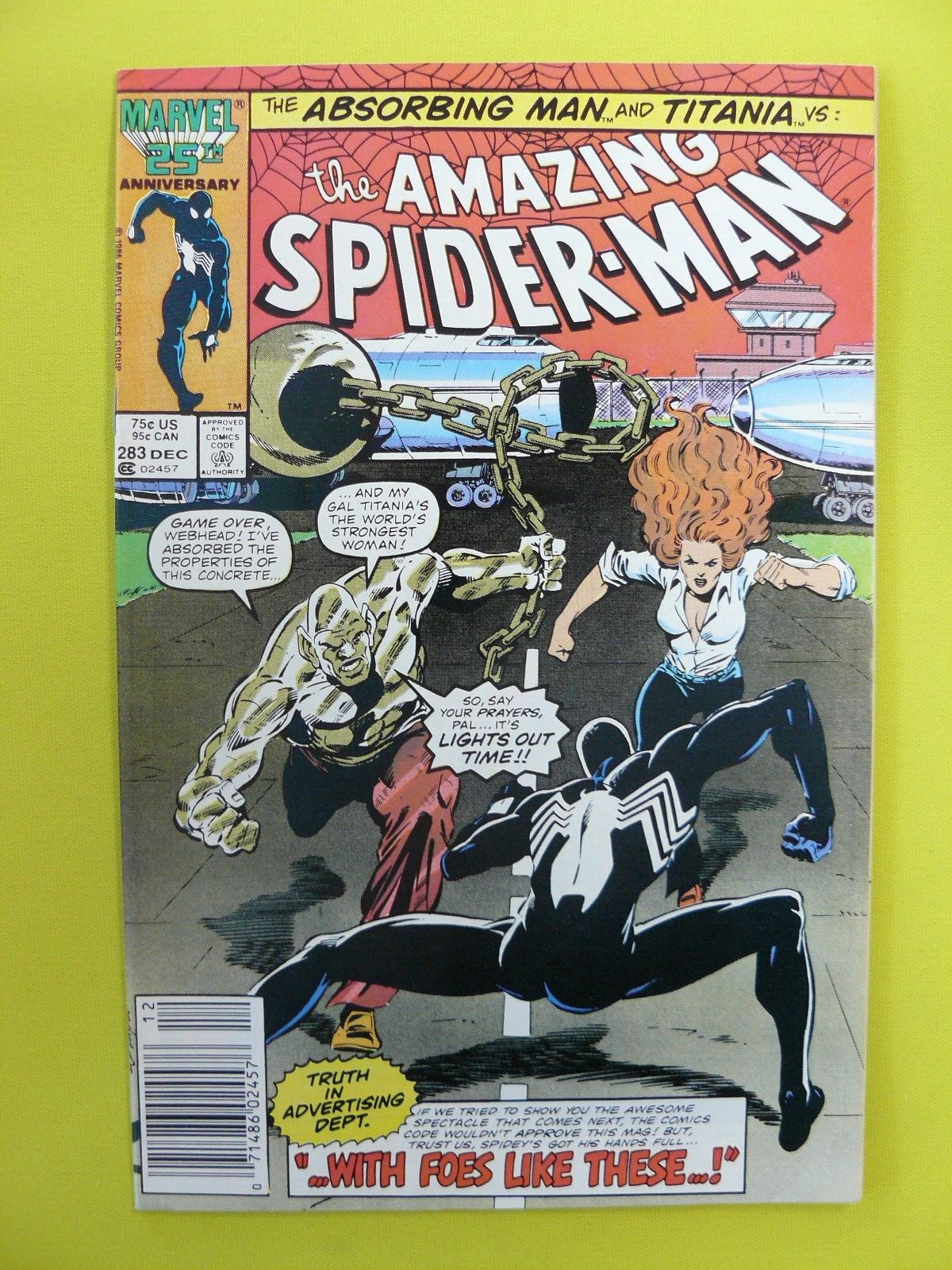 Amazing Spider-Man #283 - vs Absorbing Man & Titania