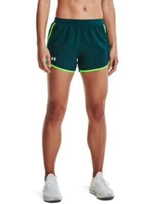 

UNDER ARMOR Женские зеленые влагоотводящие шорты для активного отдыха со встроенными вставками, Зеленый, 1350196
