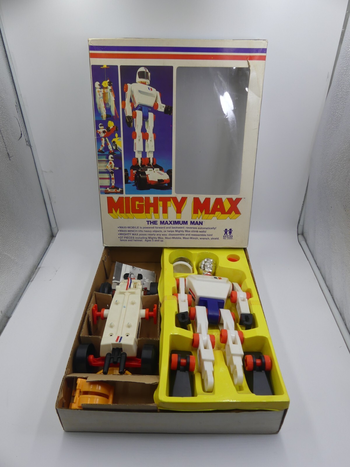 Mighty Max The Maximum Man Action Figure Boxed Vintage No