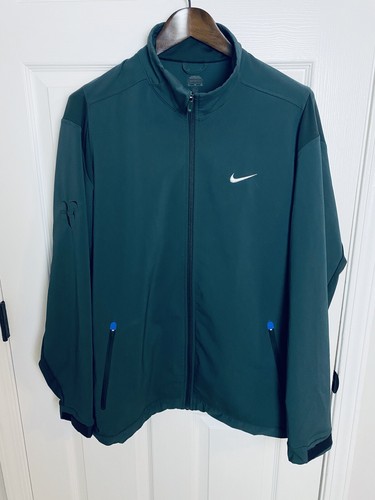 2011 フェデラー全仏準優勝モデル　Nike ジャケット　RFロゴ刺繍 Nike Roger Federer RF 2012 Shanghai N98 Smash Tennis Jacket