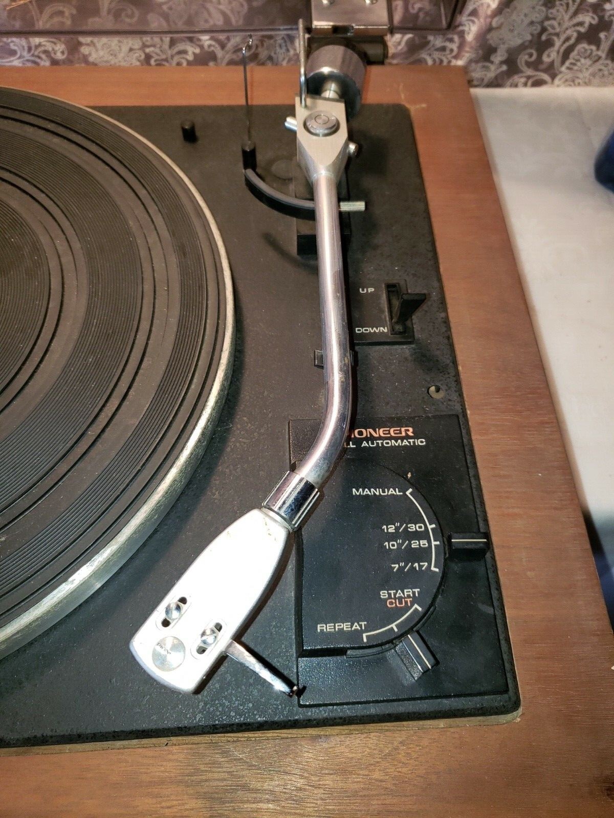 VINTAGE PIONEER PL-A35 TURNTABLE WITH ORIG COVER EXCELLENT LP RECORD PLAYER